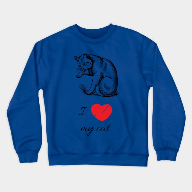 Cat Lover 2 Crewneck Sweatshirt by Charlitros11